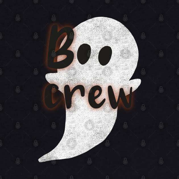 Boo Crew Cute Halloween Ghost by FreckledBliss